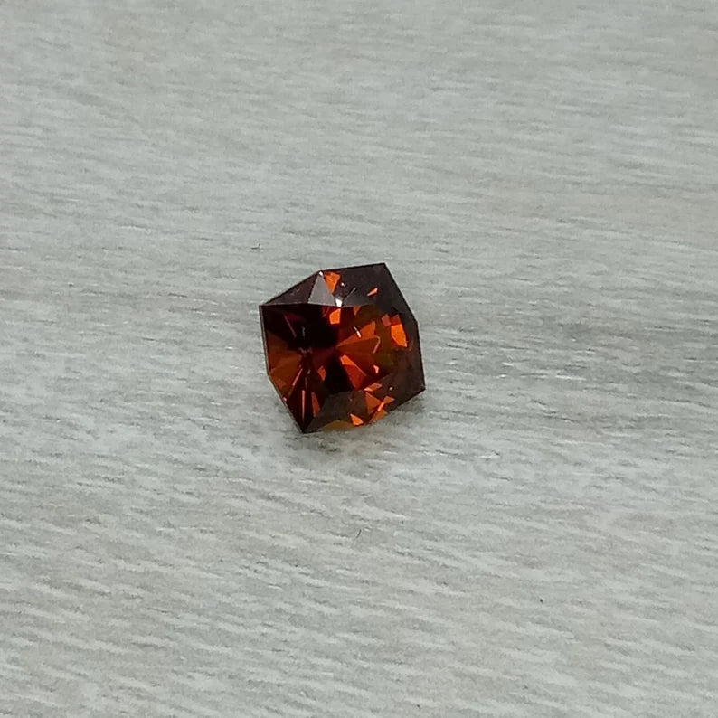1.8ct Malaya Garnet Faceted Gemstone