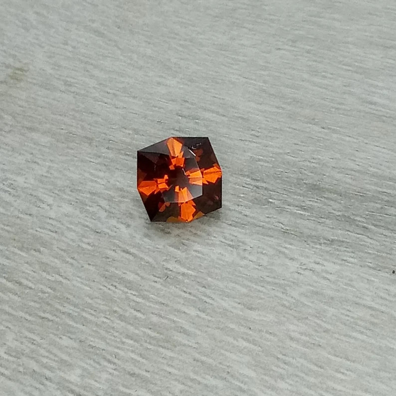 1.8ct Malaya Garnet Faceted Gemstone