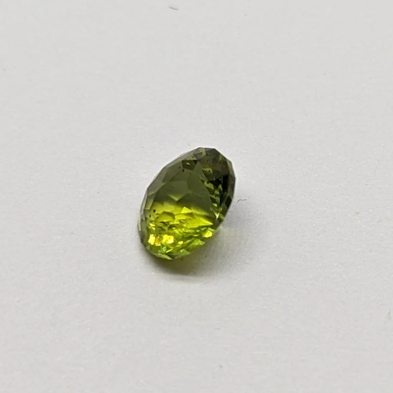 Handcut 1.25ct Peridot Loose Gemstone