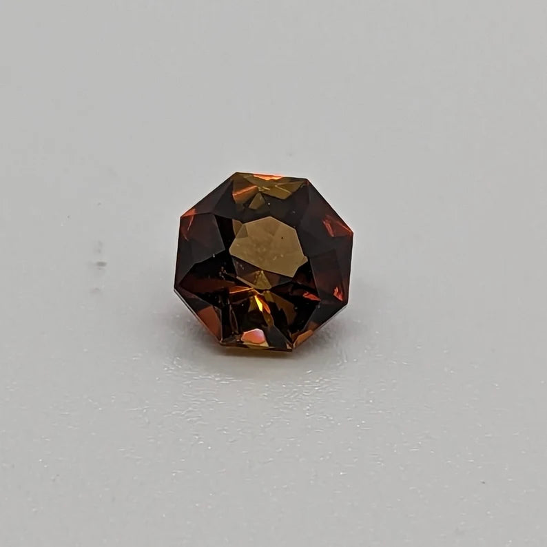 Handcut 1.7ct Sunset Tourmaline Gemstone