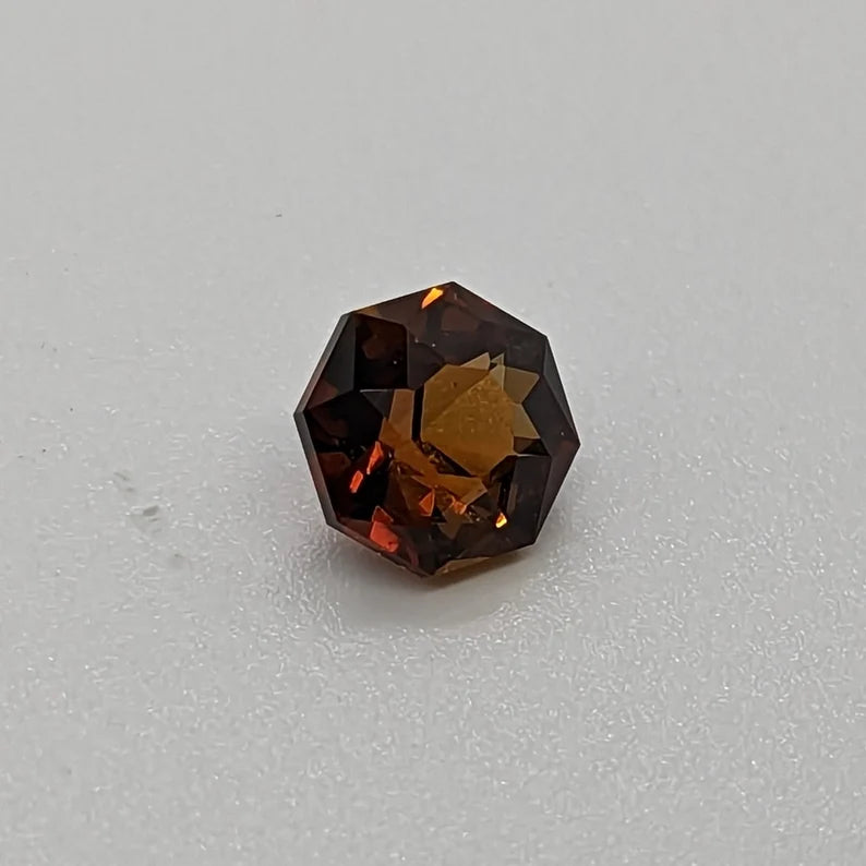 Handcut 1.7ct Sunset Tourmaline Gemstone