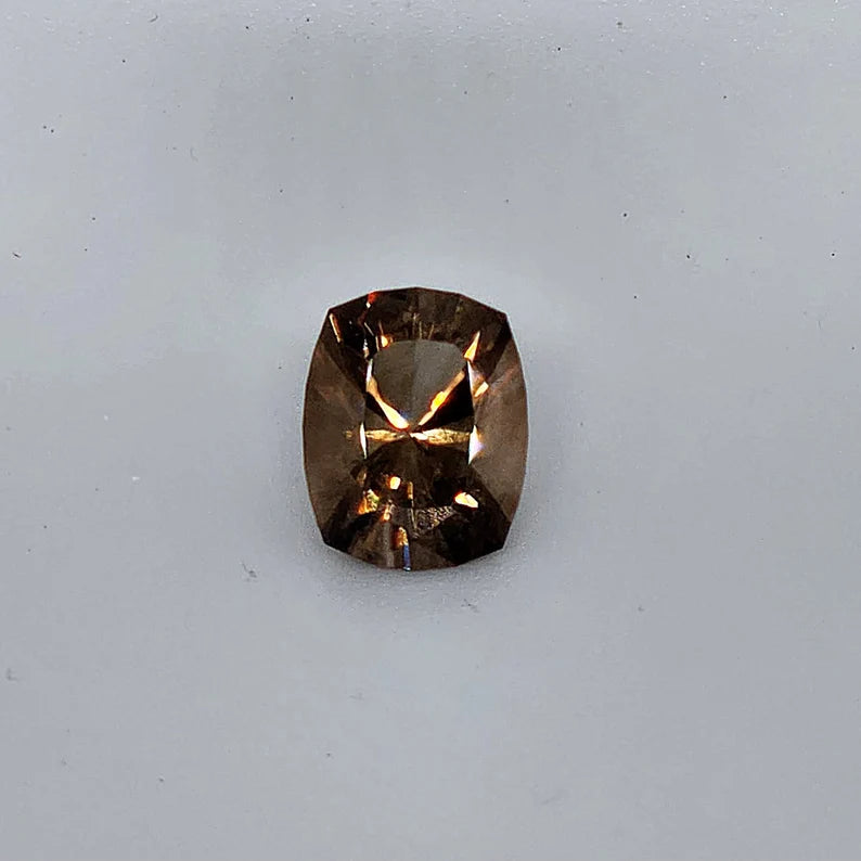 Handcut 6.85ct Smoky Quartz Gemstone