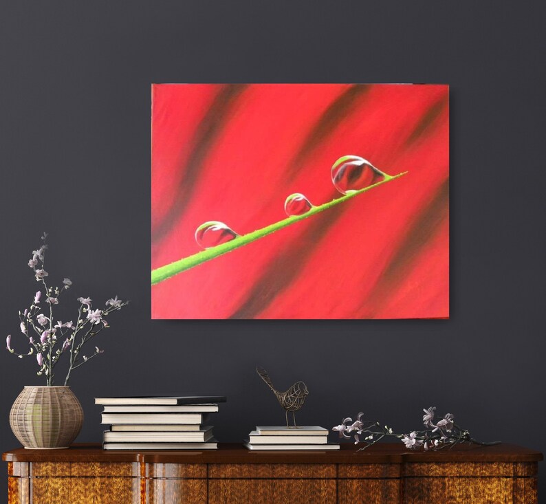 Three Men in a Boat Original Hand Painted Acrylic Painting on Canvas