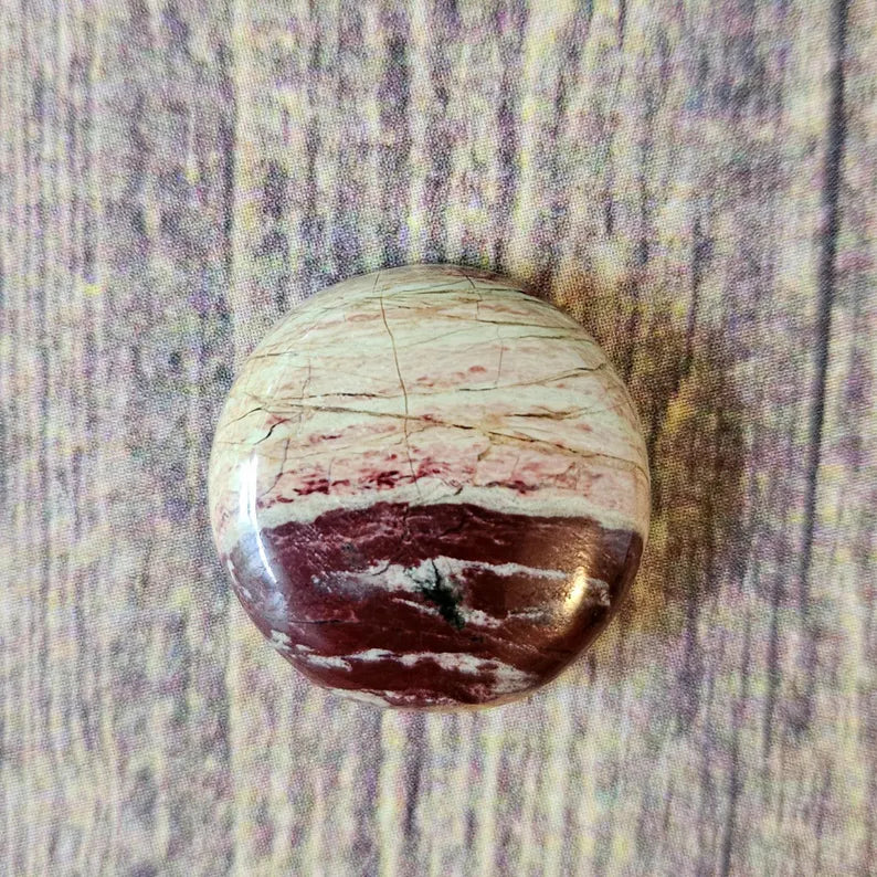 Handcut Striated Jasper Cabochon
