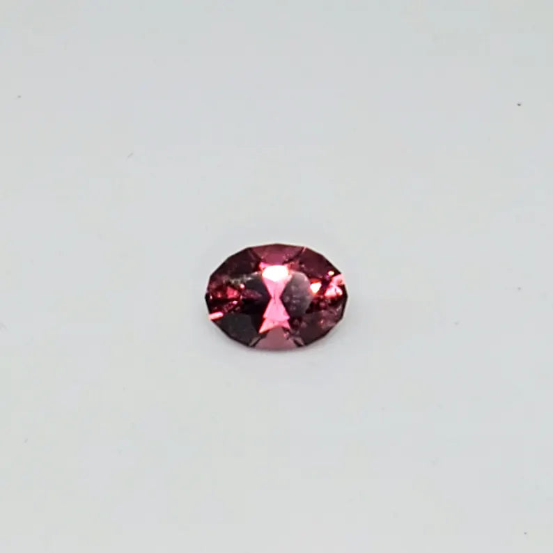 Oval Cut Rubellite Tourmaline Gemstone