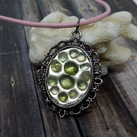 Montana Sapphire Resin Necklace