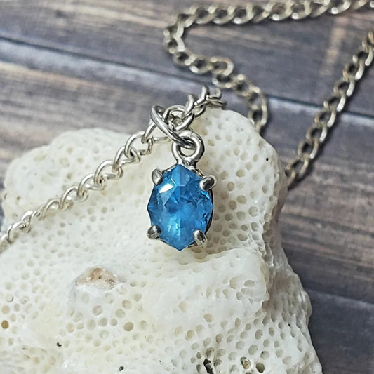 Blue Topaz Dangle Bracelet, Ankle Bracelet