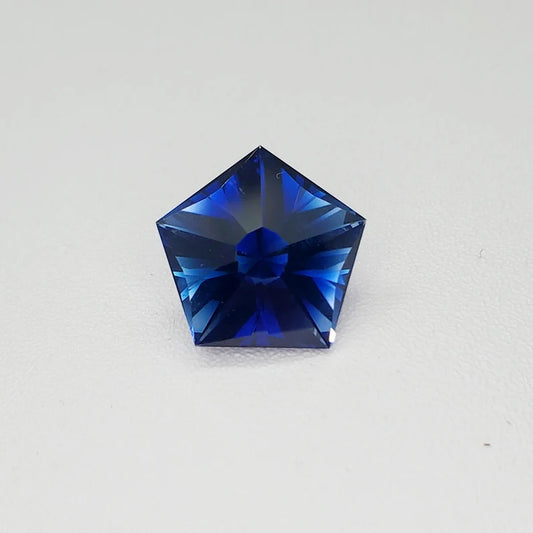 7.05ct Lab Grown Blue Sapphire Gemstone