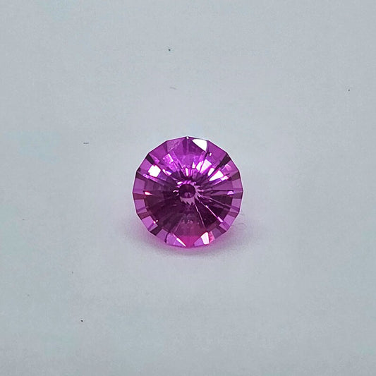 Handcut 9ct Lab Grown Pink Sapphire Gemstone