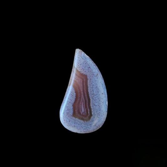Handcut Speckled Agate Cabochon