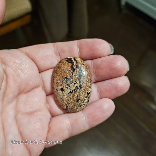 Handcut Rhyolite Cabochon