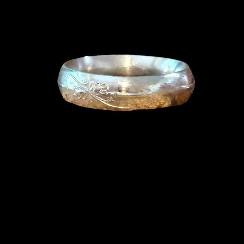 Hand Fabricated Large Sterling Silver Band Ring