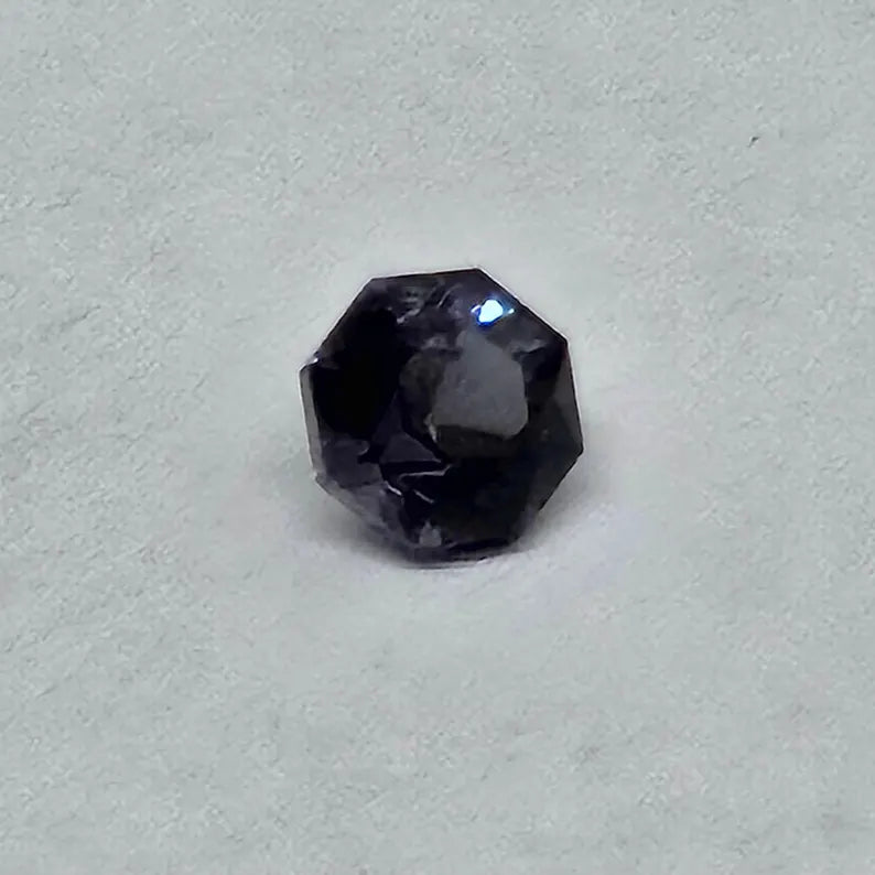 Hand Faceted .35ct Purple Spinel Loose Gemstone