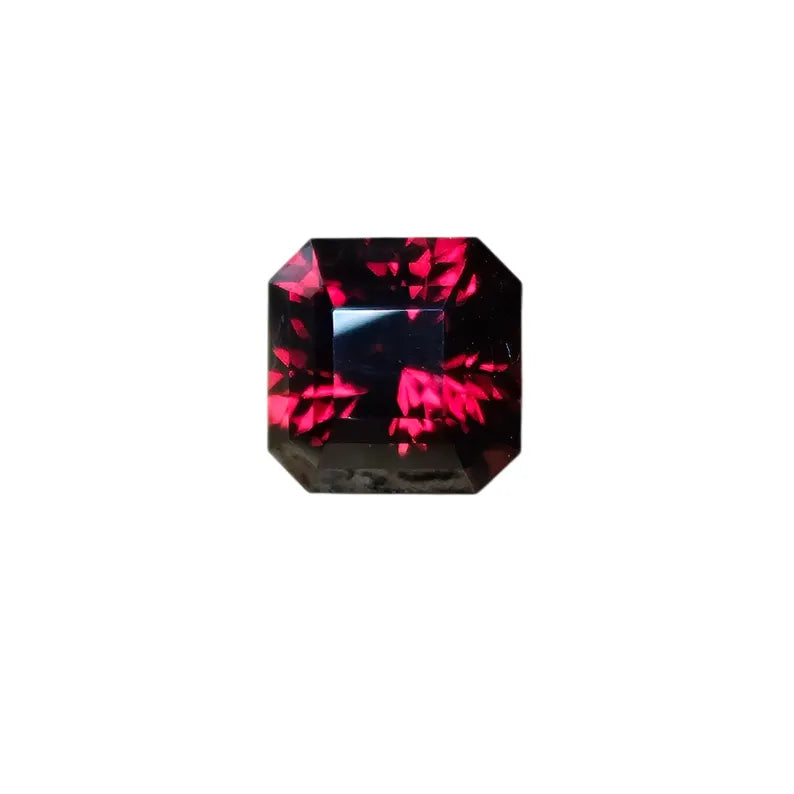 Hand Faceted 4.7ct Red Zircon Loose Gemstone