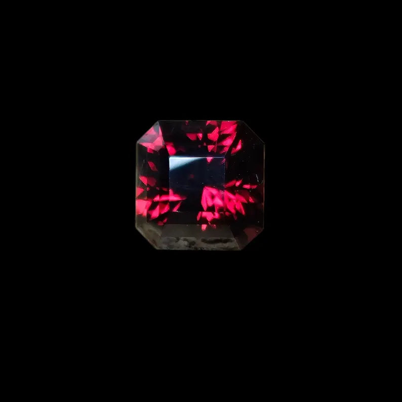 Hand Faceted 4.7ct Red Zircon Loose Gemstone