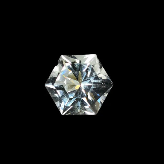 Hand Faceted 4.4ct Arkansas Quartz Loose Gemstone