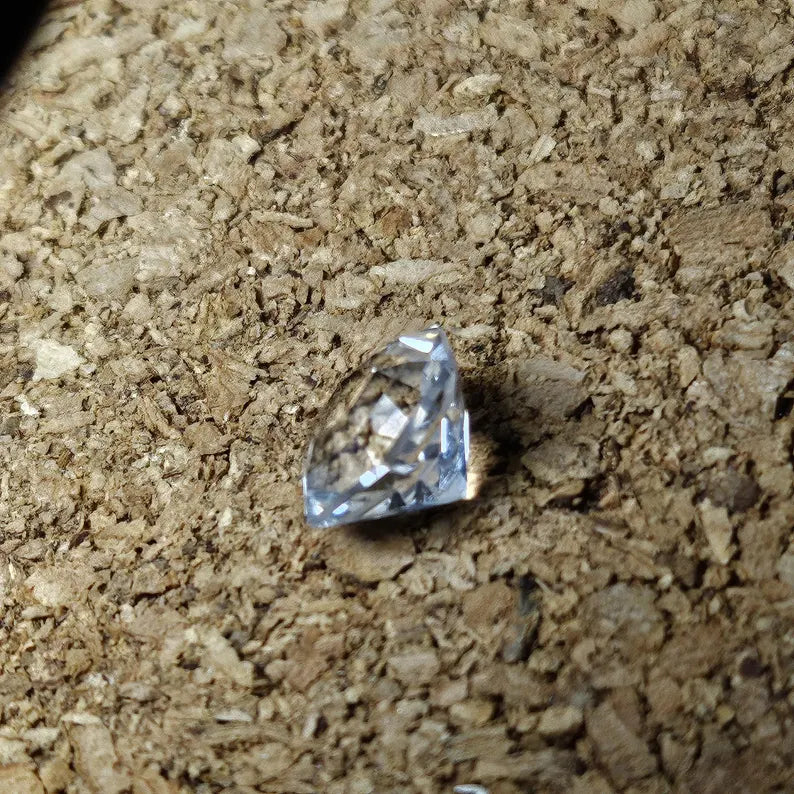 Hand Faceted 4.4ct Arkansas Quartz Loose Gemstone