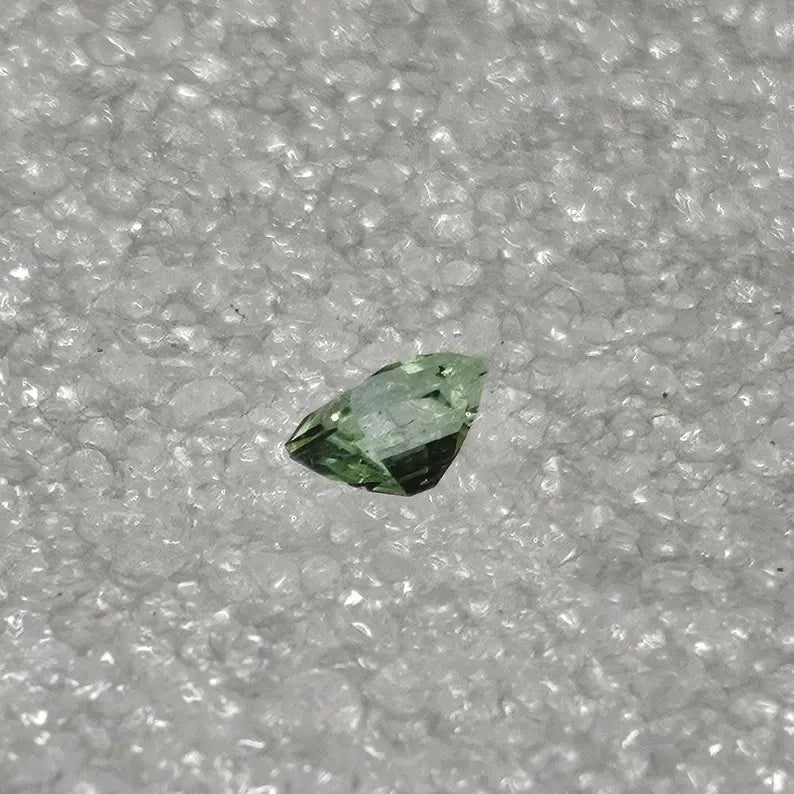 Hand Faceted .85ct Sea Foam Green Loose Tourmaline Gemstone