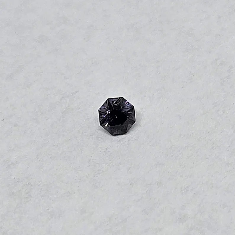 Hand Faceted .35ct Purple Spinel Loose Gemstone