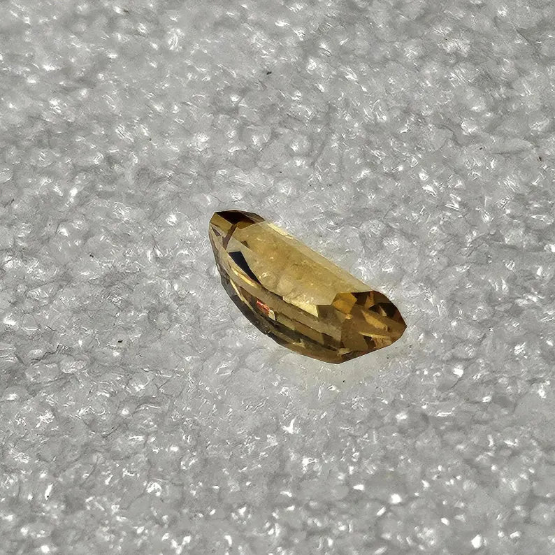 Hand Faceted 1.85ct Opposed Bar Cut Citrine Loose Gemstone