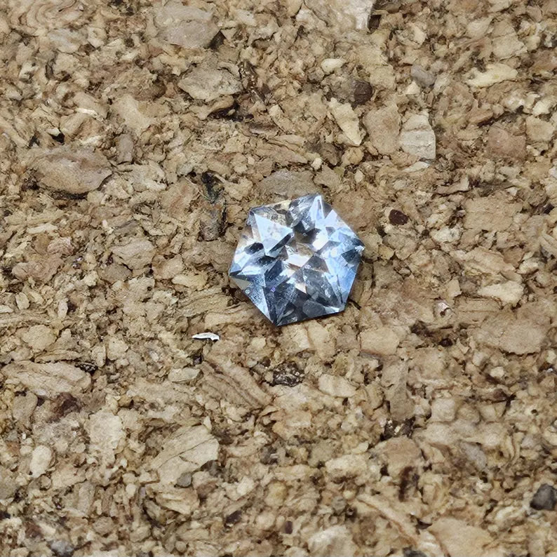 Hand Faceted 1.85ct Clear Topaz Loose Gemstone