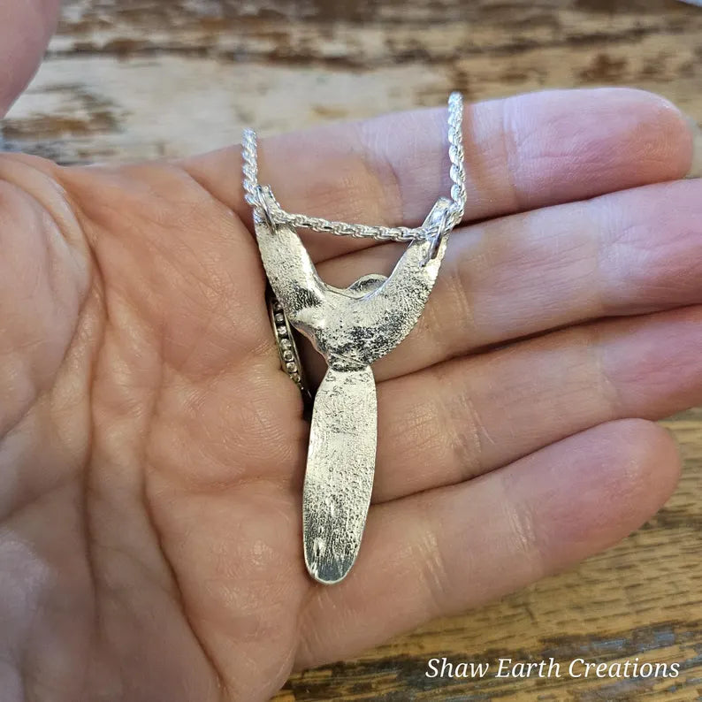 Handcrafted Rare Green Kyanite Pendant in Sterling Silver One of a Kind Earth Forged Talisman