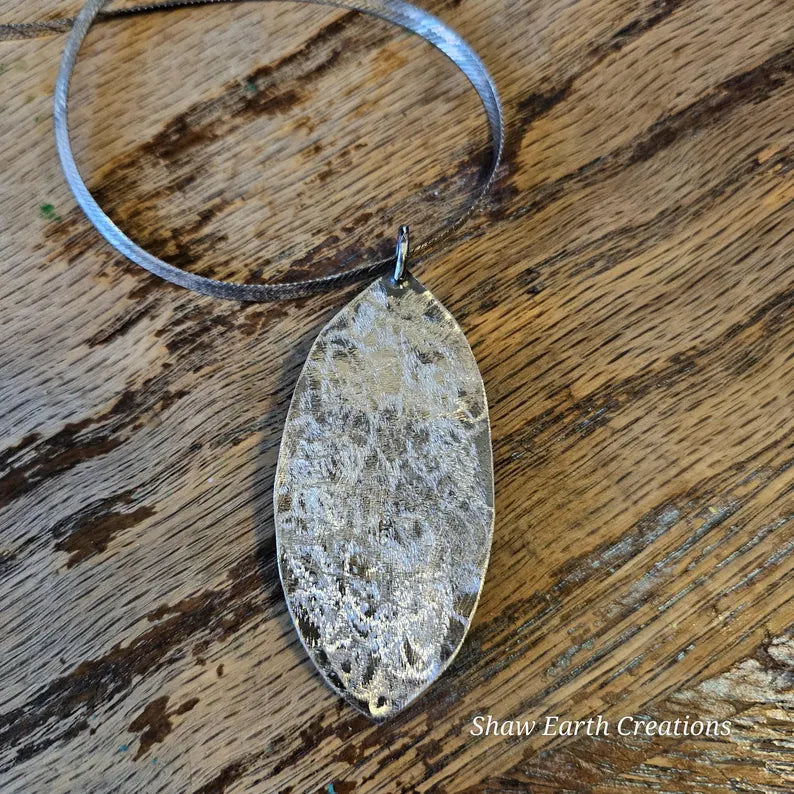 Handcrafted Persian Variscite Chrysoprase Sterling Silver Necklace