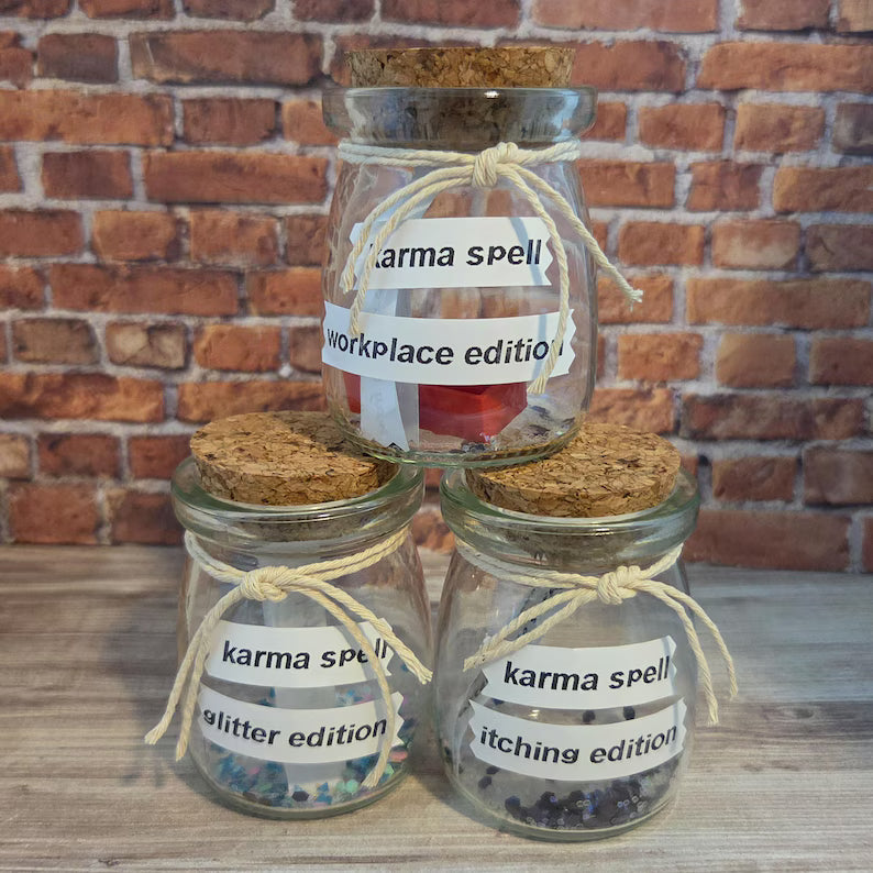 Whimsical Apothecary Jars for Everyday Magic, Funny Affirmation, Gift, and Keepsakes