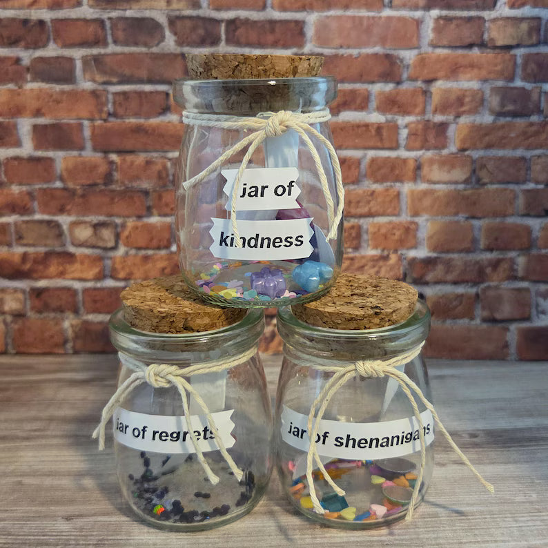Whimsical Apothecary Jars for Everyday Magic, Funny Affirmation, Gift, and Keepsakes