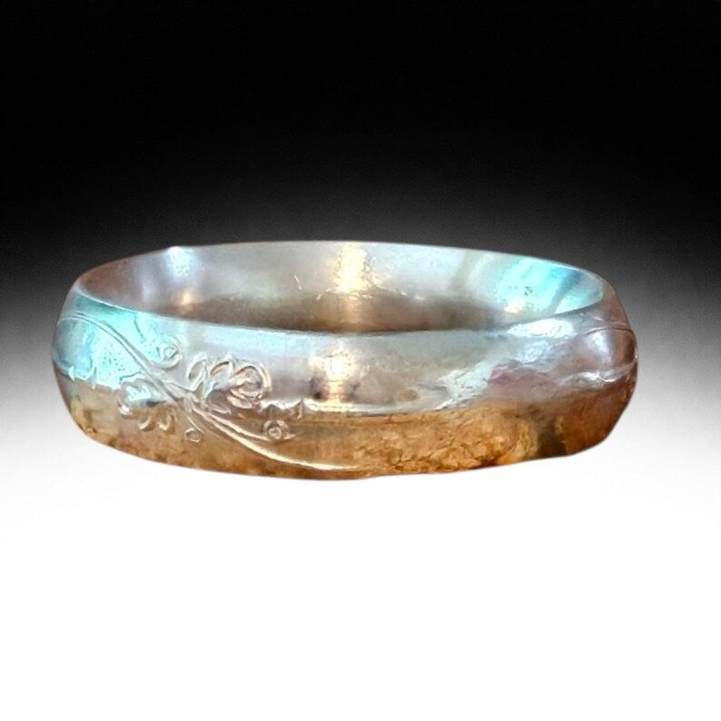 Hand Fabricated Large Sterling Silver Band Ring