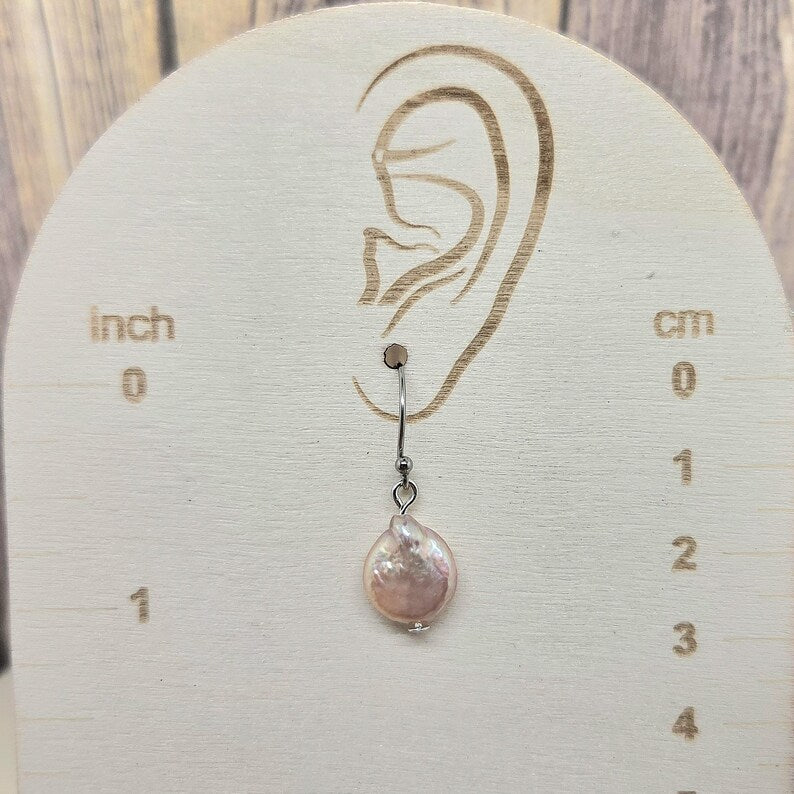 Handmade Baroque Freshwater Pearl Earrings