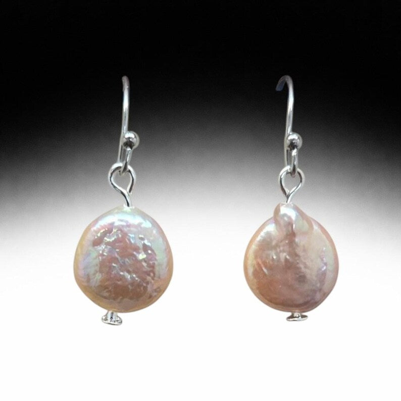 Handmade Baroque Freshwater Pearl Earrings